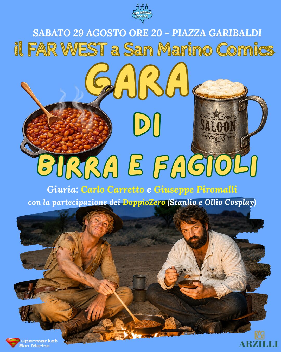 Gara di birra e fagioli